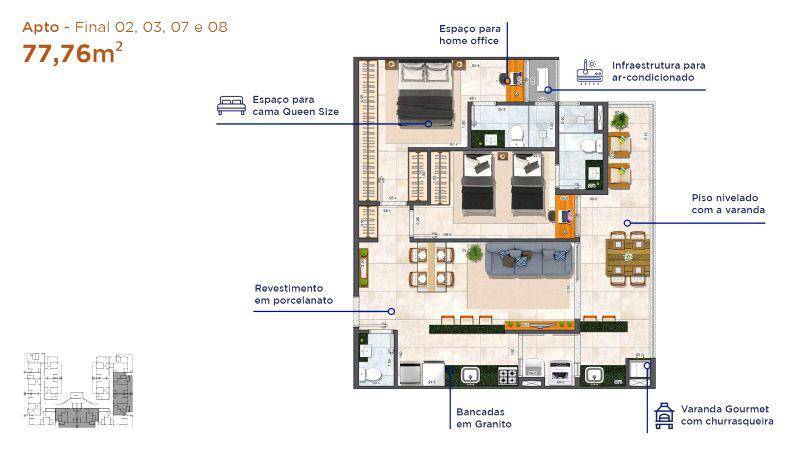 Apartamento, 2 quartos, 40 m² - Foto 14