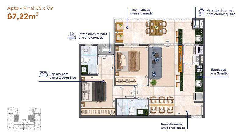 Apartamento, 2 quartos, 40 m² - Foto 12